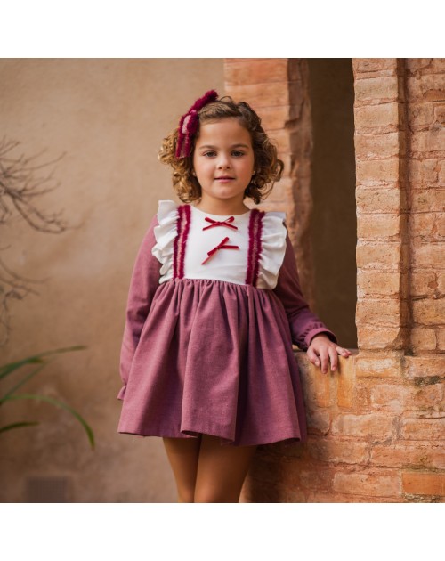 Vestido Talle Alto Burdeos